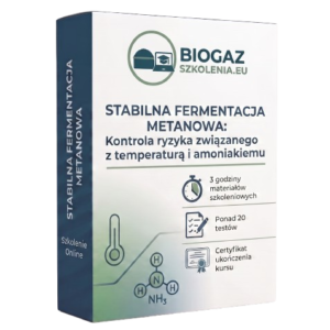 Stabilna fermentacja metanowa: Kontrola ryzyka związanego z temperaturą i amoniakiem